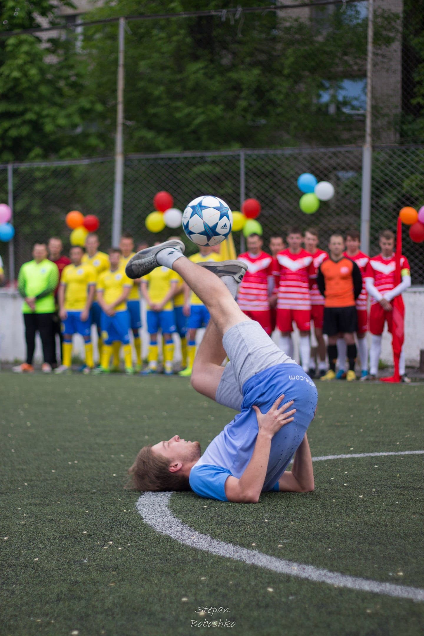 Фристайл на відкриття стадіону
