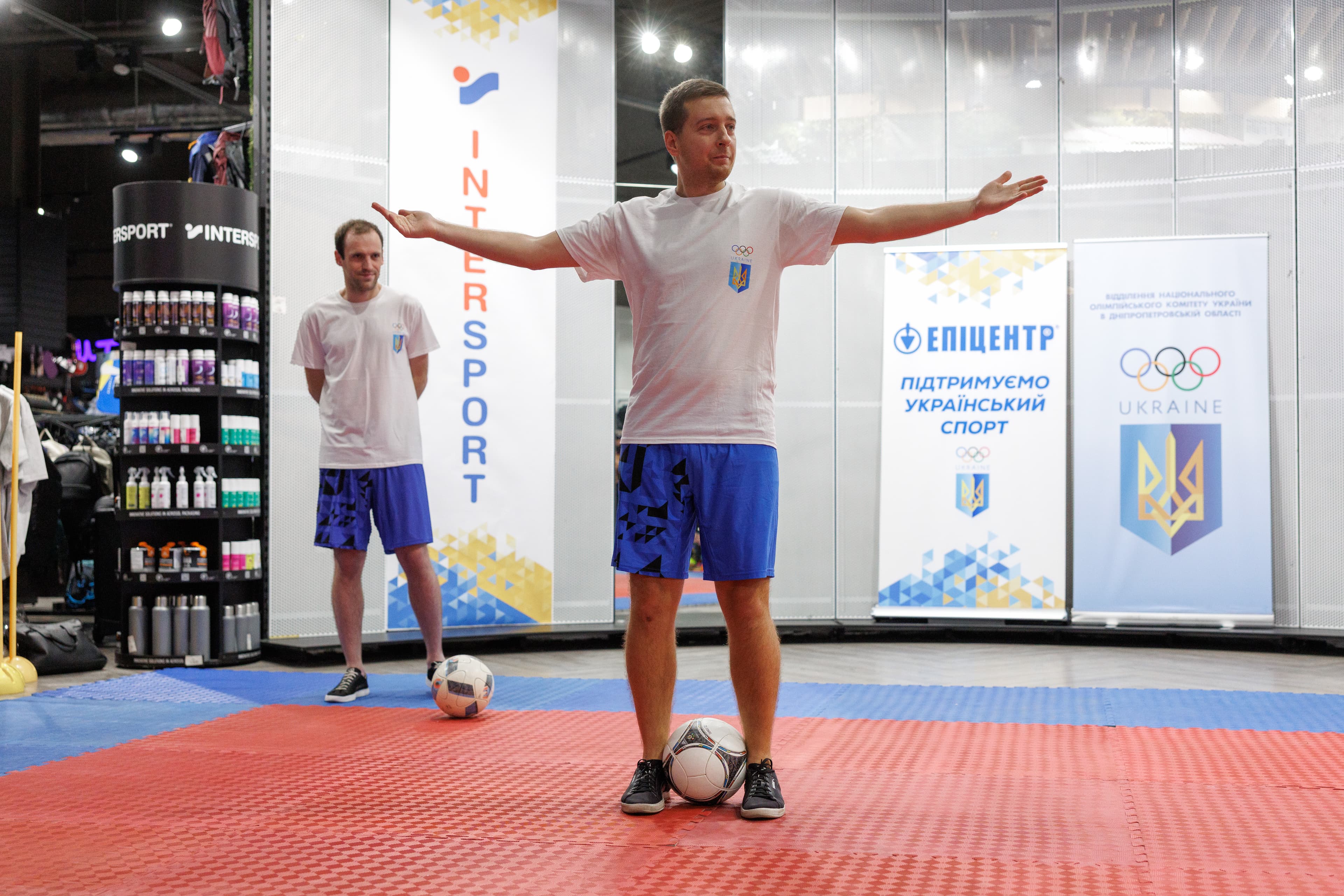 Виступ в ТЦ Епіцентр від Олімпійского Комітету м Дніпро